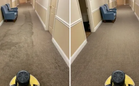 Before and after commercial carpet cleaning — near Sunland Park Racetrack, NM 88063
