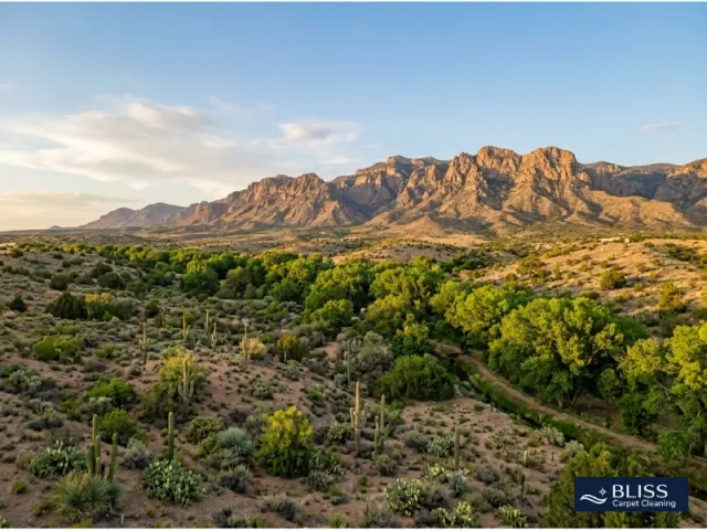 Dona Ana NM village near the Robledo Mountains, desert community