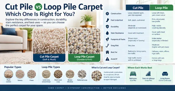 Cut Pile vs Loop Pile Carpet: Which One Is Right for You?