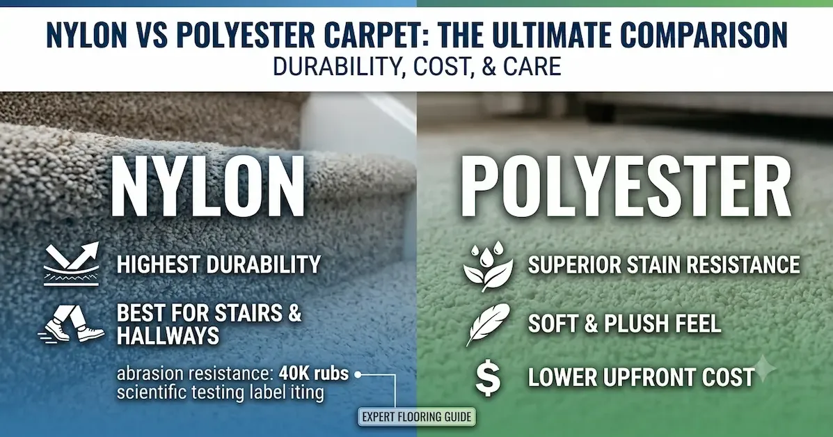 Nylon vs polyester carpet