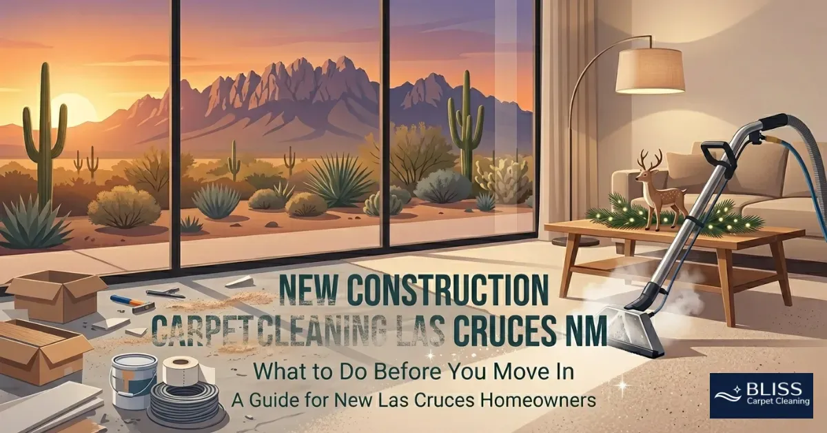 New construction carpet cleaning in Las Cruces NM